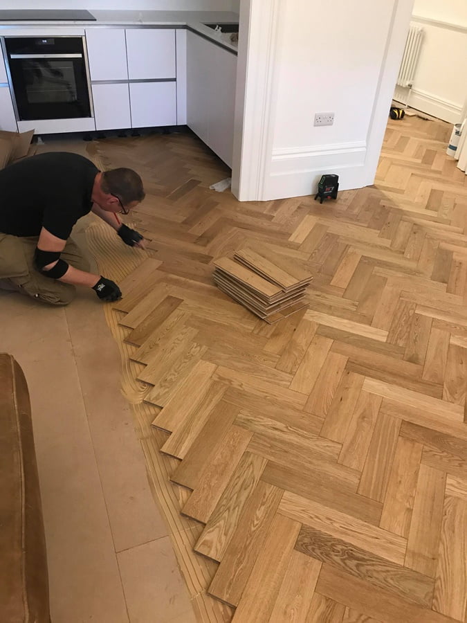 Floor sanding Bristol - recent hardwood flooring project